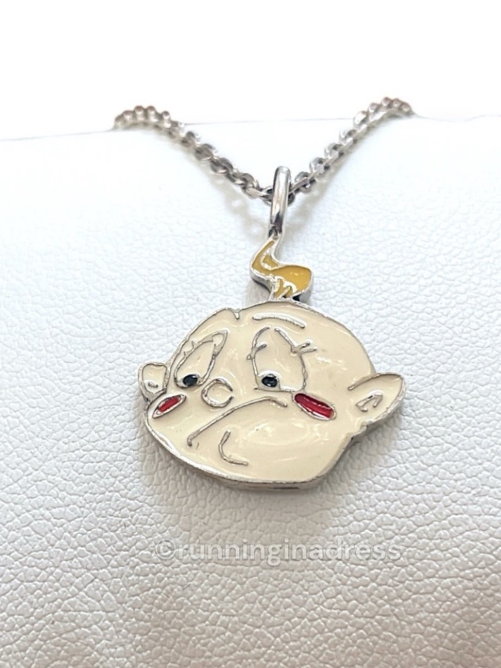 Dior Vintage Cry Baby Silver 925 Necklace John Galliano J’adore Y2K